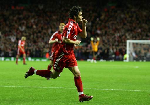  Luis Garcia, Liverpool (Jubel)