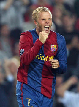 Eidur Gudjohnsen, Barcelona (Jubel)