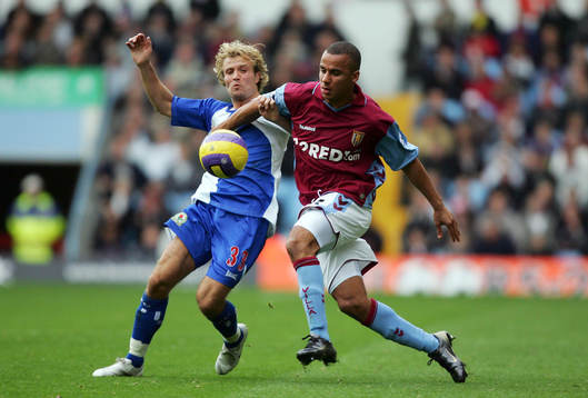  Michael Gray, Blackburn och Gabriel Agbonlahor, Aston Villa.