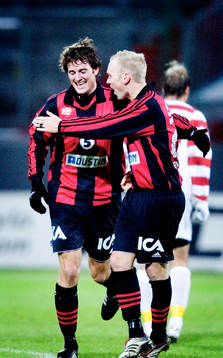 Olof Guterstam och Martin Ekström, BP jubel