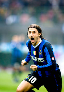 Fotboll, Italiensk Liga, Serie A, Hernan Crespo, Inter, jubel
