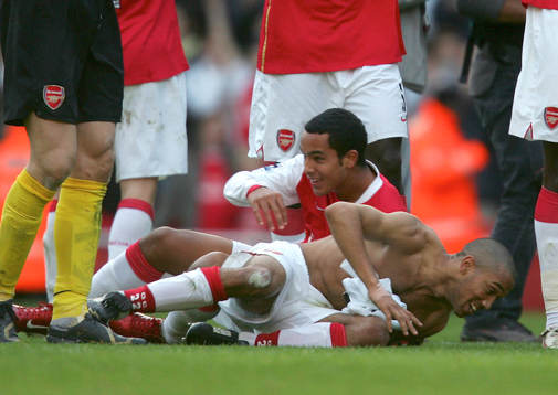 Fotboll, engelsk, Premier League, Arsenal -Tottenham