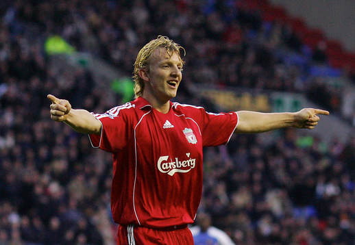   Dirk Kuyt, Liverpool, jubel.