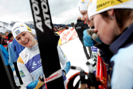 Sverige kom tvåa och tog silver. Britta Norgren, Sverige