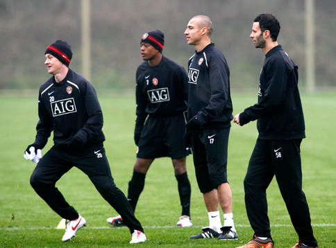 Ole Gunnar Solksjaer, Louis Saha, Henrik Larsson och Ryan