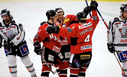 Malmö jubel. Andreas Thuresson, Malmö har gjort mål