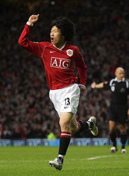  Ji-Sung Park, Manchester, jubel.