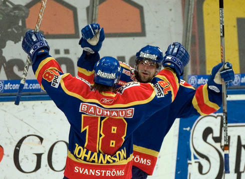 Thomas Johansson och Fredrik Bremberg, Djurgården, jubel