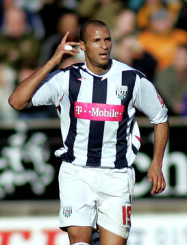  Diomansy Kamara, West Bromwich, jubel.