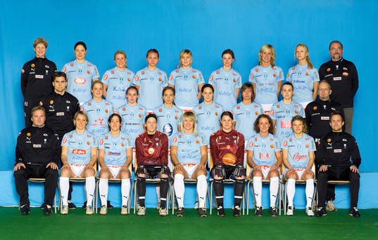 Bakre raden från vänster: Elisabeth Leidinge