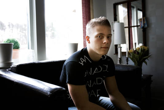 Christoffer som blev misshandlad när han stoppade två
