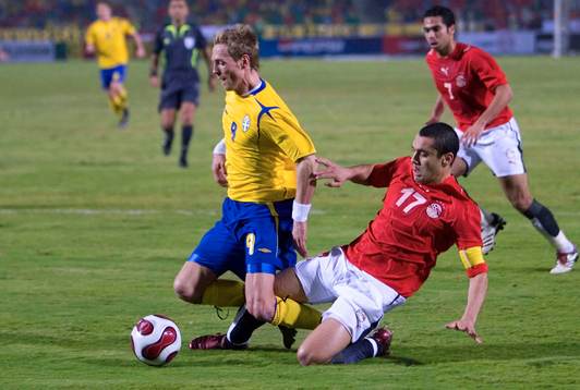 Christian Wilhelmsson, Sverige, Ahmed Hassan, Egypten.