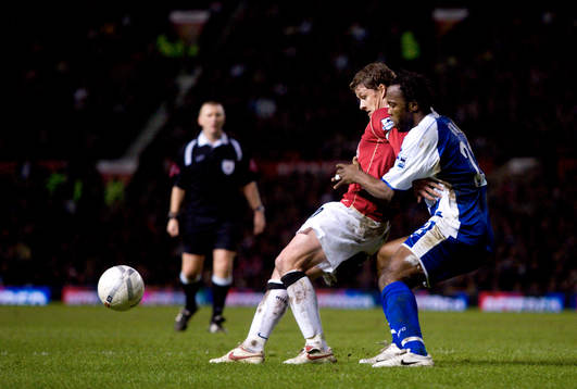 Ole Gunnar Solkjaer i närkamp