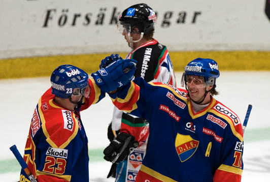 Fredrik Bremberg och Thomas Johansson, Djurgården, jubel