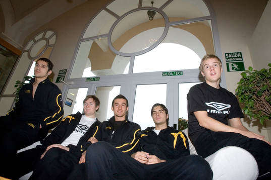 fr.v.: Emir Bajrami, Marcus Falk-Olander, Elmin Kurbegovic,