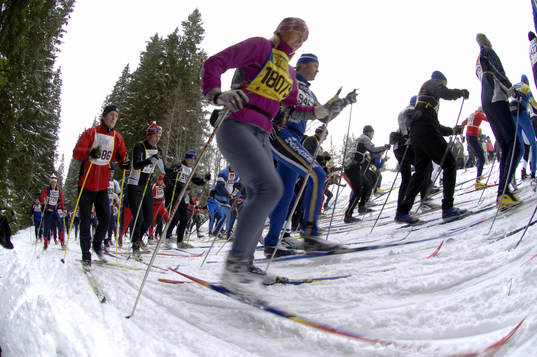 Första backen i Vasaloppet