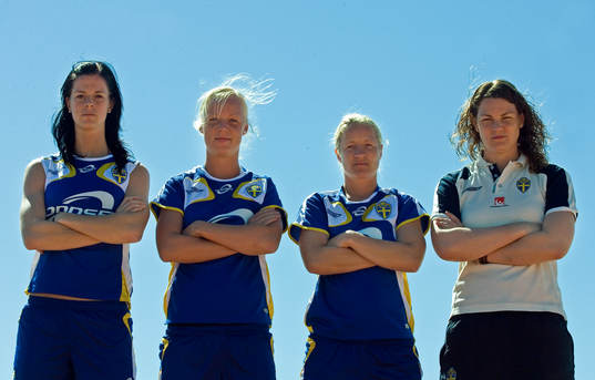 Umeås utmanare FV: Lotta Schelin, Göteborg, Caroline