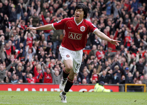  Ji-Sung Park, Manchester (Jubel)