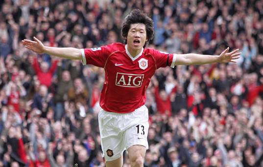  Ji-Sung Park, Manchester (Jubel)