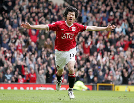  Ji-Sung Park, Manchester (Jubel)