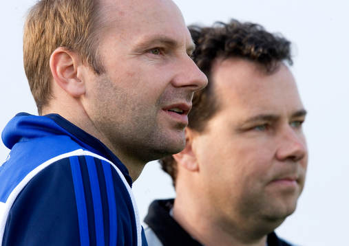 Håkan Mild, sportchef och Stefan Rehn, tränare