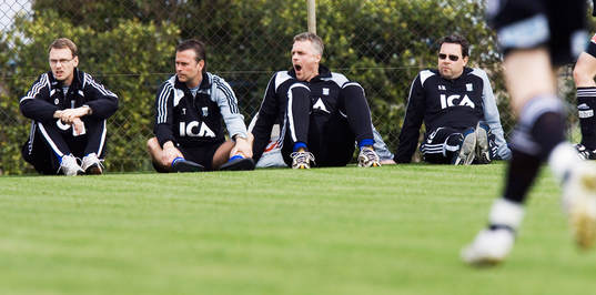 Sömnigt, tyckte IFK Göteborgs tränarkvartett, Jonas