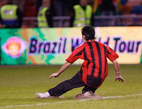 Fotboll, Landskamp, Brasilien - Ghana