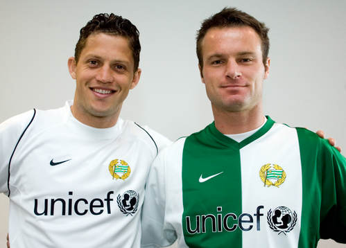 Paulinho Guará och Mikkel Jensen i Hammarbys nya