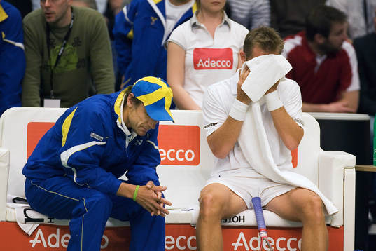 Mats Wilander och Thomas Johansson