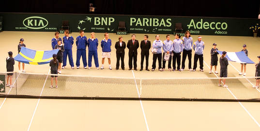 Invigning av DC-matchen i Göteborg. Opening ceremony in