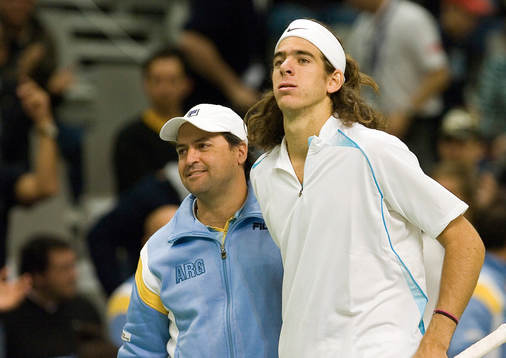 Alberto Mancini och Juan Martin Del Potro