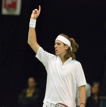 Juan Martin Del Potro tog Argentinas enda seger