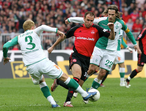  Petri Pasanen, Robert Vittek, Nuernberg och Torsten Frings