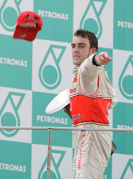 Fernando Alonso, McLaren, jubel