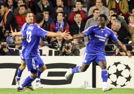 Michael Essien, Chelsea, jubel, glädje 1 - 2