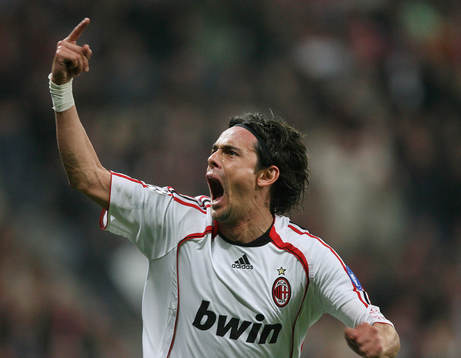  Filippo Inzaghi, Jubel, Milan.
