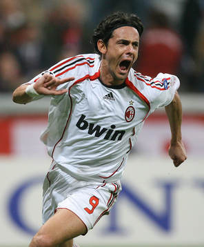  Filippo Inzaghi, Jubel, Milan.