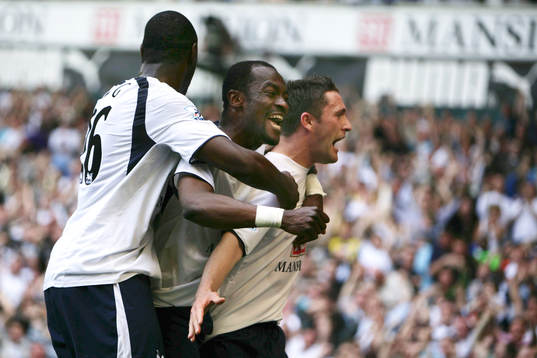  Robbie Keane, Tottenham, jubel.