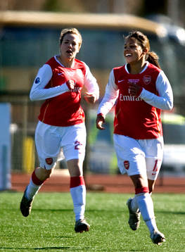  Alex Scott, Arsenal, jubel.