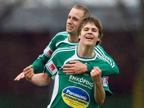  Emil Oremo och Sebastian Rajalakso, Eköping. Jubel, glädje.      