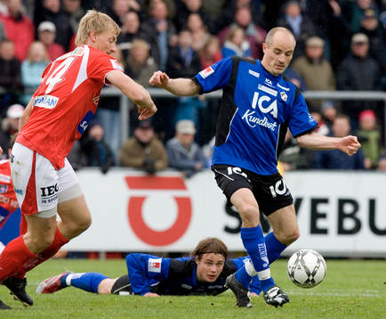 1-1, Magnus Arvidsson vänder bort Patrik Rosengren sedan