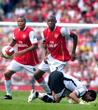 Julio Baptista, Abou Diaby, Arsenal, Liam Rosenior, Fulham