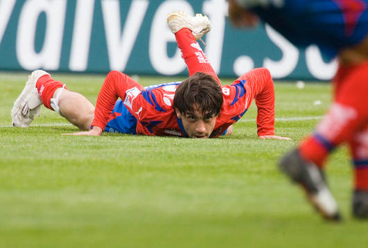  Tungt fall för HIF, Babis Stefanidis.