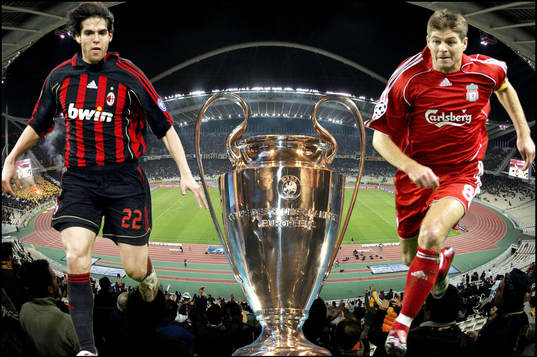 Fotboll, Champions League, Montage