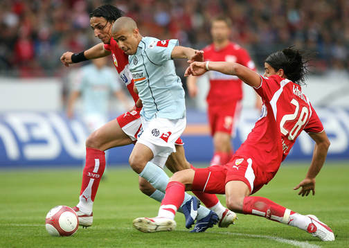  Fernando Meira, Mohamed Zidan Mainz, Sami Khedi.