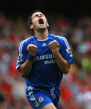  Joe Cole, Chelsea, jubel.