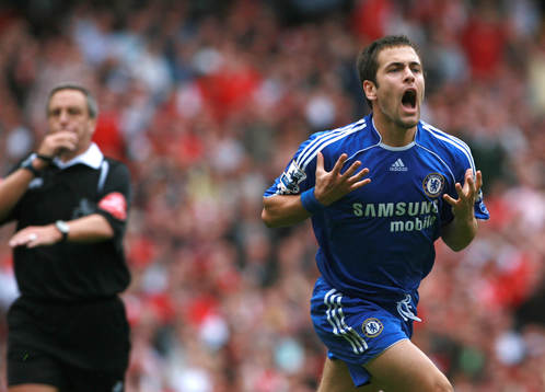   Joe Cole, Chelsea, jubel.