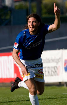 Olcay Senoglu, Trelleborg gör 1-1, jubel