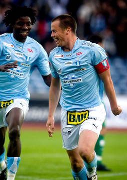 Daniel Andersson och Jimmy Dixon, Malmö, jubel