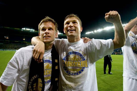 Marcus Allbäck och Tobias Linderoth, Köpenhamn, är